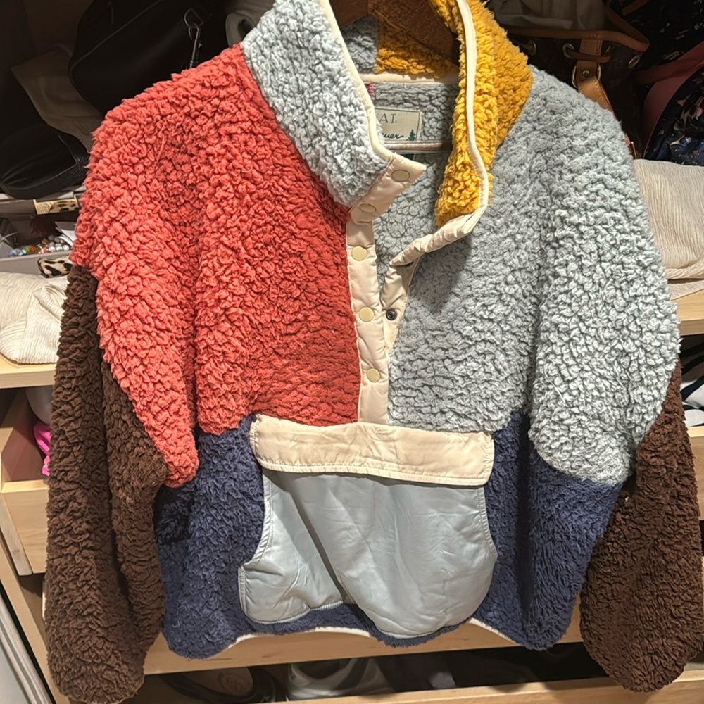 The Great x Eddie Bauer Collab Multi color fleece